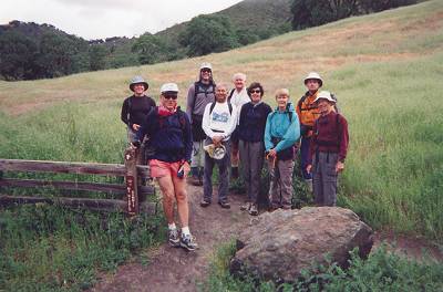 the trailhead for Mt. Diablo