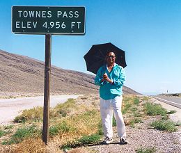 Dinesh at Townes Pass